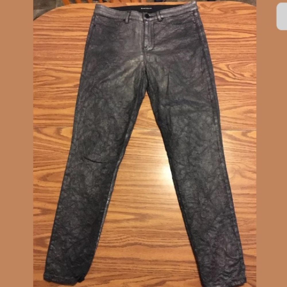Elie Tahari Azella skinny coated jeans